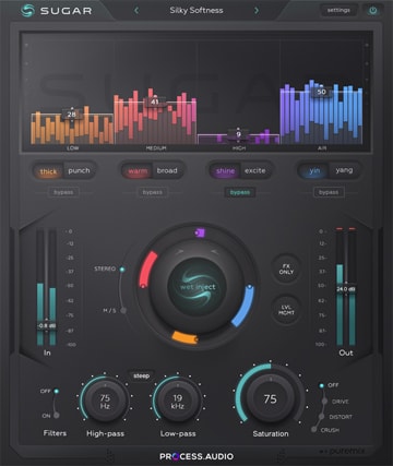 Process Audio Sugar  甜美人声美化效果器插件 给人声添加甜味剂的插件 免费版插图